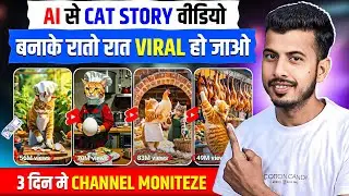 Cat cooking ai video kaise banaye || ai video kaise banaye || ai se video kaise banaye