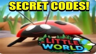 New SECRET CODES in LITTLE WORLD! (ROBLOX)