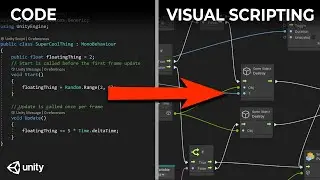 How to Translate C# script to Visual Scripting Graph in Unity