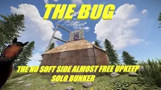 Rust THE BUG solo bunker 500 metal 400 stone upkeep!