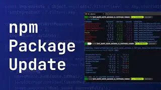 npm Package Update