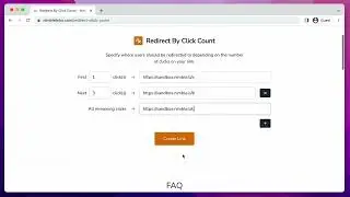 How to redirect users to different URLs based on the number of times a link is clicked?