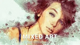 Mixed Art Photoshop Action Tutorial