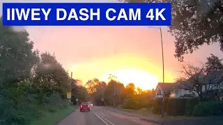 IIWEY Dash Cam 4K Footage - BEAUTIFUL Sunrise!