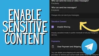 How To Enable Sensitive Content on Telegram - iOS and Android
