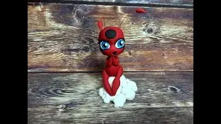 Талисман Леди Баг Квами Тикки  из мстики /how to make a mascot lady bug kvami tikki cake topper