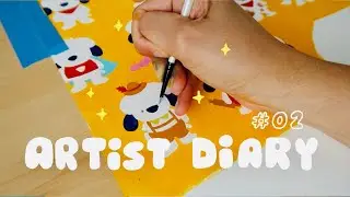 Painting a Picture Book Page ✷ Illustrator Diaries #2