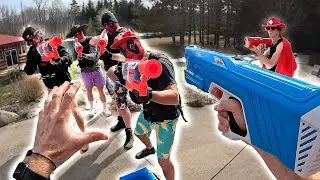 SPYRA 3 WATER GUN BATTLE! The Best Water Gun Ever!