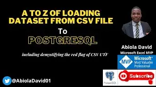 A to Z of Loading Dataset from CSV File to PostreSQL V15 using GUI