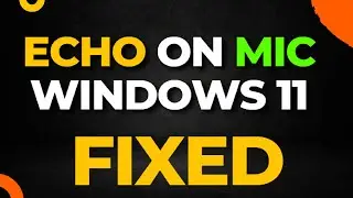 Echo on Mic Windows 11