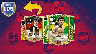 FC MOBILE 24 | IS POSSIBLE REACHED OVR 105? GREATEST TEAM UPGRADE EVER - Ft MATTHÄUS, ZICO!