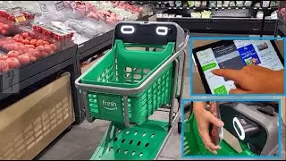 Check Out Amazon Dash Cart | How To Use