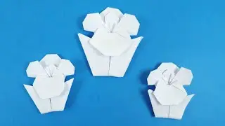 How to make easy paper flowers at home