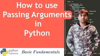 How to use Passing Arguments in Python