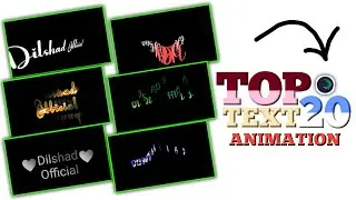 Top 20 alight motion text animation presets | xml text | text alight motion preset download free