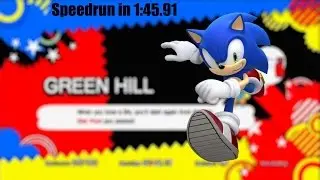 Sonic Generations - Green Hill Modern Speedrun in 