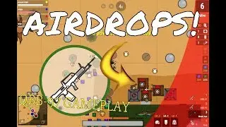 FIVE AIRDROPS + QBB-97 GAMEPLAY- New Surviv.io Saloon Bunker Update!