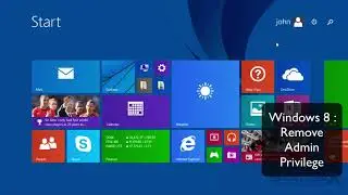 Cyber Security || 3. Windows 8 and 8.1 - Not using admin