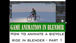 How to animate a bicycle ride in blender _ part 1