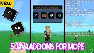 5 Java Addons for Mcpe | 1.19+