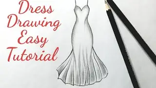 How to draw a beautiful Wedding dress drawing design easy  Fashion illustration dresses drawing