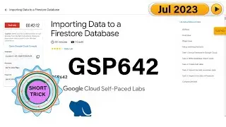 Importing Data to a Firestore Database | 
