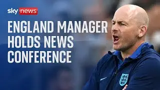 Watch live: England manager Lee Carsley and Harry Kane hold news conference in Dublin