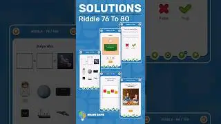 Brain Game: Brain Test Puzzle - Riddle 76, 77, 78, 79, 80 Answers