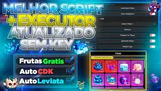 SEM KEY! 😱 Executor ATUALIZADO e Script Blox Fruits 🍇 FARM PEGANDO TUDO DO JOGO, DINHEIRO, FRUTAS