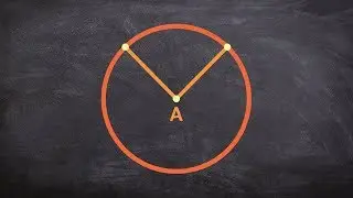 What is a central angle of a circle