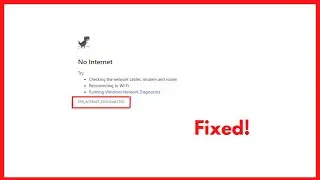 How to Fix ERR_INTERNET_DISCONNECTED