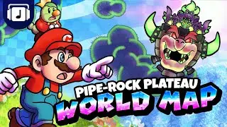 Pipe-Rock Plateau (World Map) - Super Mario Bros. Wonder Remix