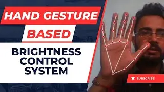 Control Screen brightness using hand ✋ gestures | Object detection | Open CV | Project Guru