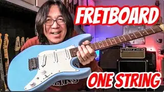 Super Simple Way To Learn Major Scale (Fretboard)