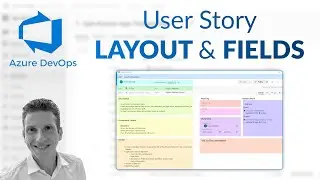 Azure DevOps Boards - User Story card layout and fields I use to capture requirements