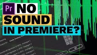 No Sound in Premiere Pro CC (How to Get Audio Hardware Setup)