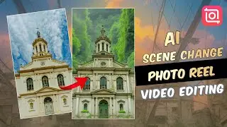 Ai Scene Change Photo Reel Video Editing (InShot Tutorial)