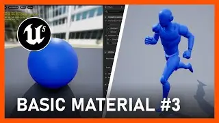 Unreal Engine 5 - How To Create A Third-Person Game | #03 Basic Material for Character