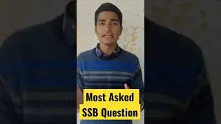 Most Asked SSB Interview #ssb_interview #ssb_interview_preparation #bestdefenceacademy #shorts