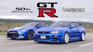 2020 Nissan GTR 50th Anniversary Edition vs R34 Skyline GTR V-Spec - Meet Your Heroes