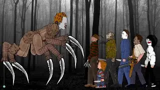 IT Pennywise vs Jason Voorhees, Freddy Krueger, Michael Myers, Leatherface, Chucky, Jeff