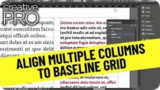 Align Multiple Columns to the Baseline Grid ft. Nigel French // Three Minutes Max