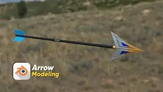 Create Archery Arrow in blender | Blender tutorial for beginners | Blender Gaming Weapons