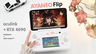 ✨Unboxing the Cutest Nintendo DS-Style Dual-Screen PC + 4090 eGPU! 🌟 Ayaneo Flip DS KB Gameplay 🎮