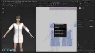 Marvelous Designer 5.5 Tutorial: NEW Symmetric Sewing Feature