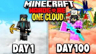 I Survived 100 Days on One Cloud in Minecraft.. Here's What Happened..