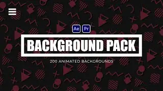 Animated Background Pack For After Effects & Premiere Pro