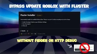 How To Install Roblox Fluster (aka bypass update roblox UWP ??) | HieuZ