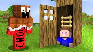 Я Построил Самую *ТАЙНУЮ* БАЗУ под ДЕРЕВОМ в Майнкрафт! Minecraft