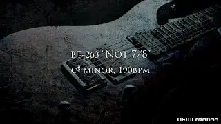 Epic Progressive Metal Backing Track in C♯m | BT-263